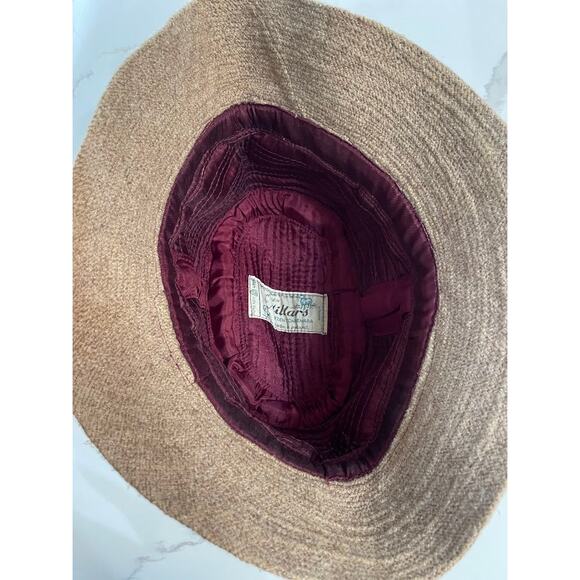 VTG Millars Clifden Connemara Bucket Hat Ireland Made 100% Wool Walking Hat TAN
